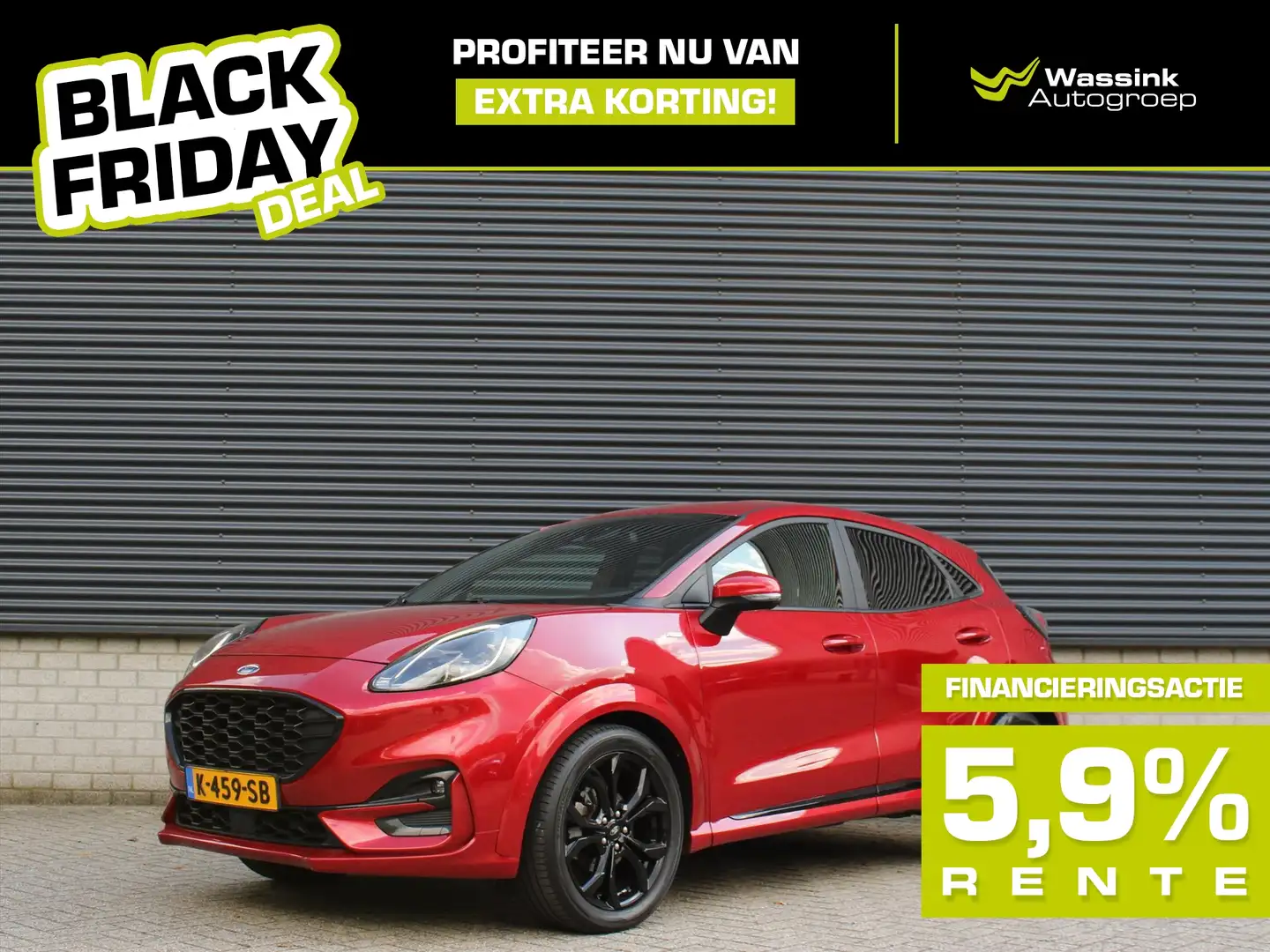 Ford Puma BLACK FRIDAY DEAL I ST-Line X Hybrid 125pk I B&O A Rouge - 1