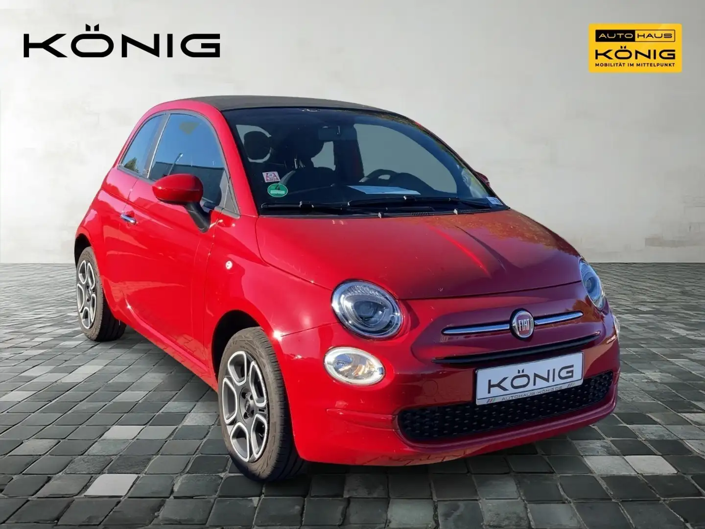 Fiat 500C Cabrio MY22 1.0 GSE Club Klima Radio Rot - 2
