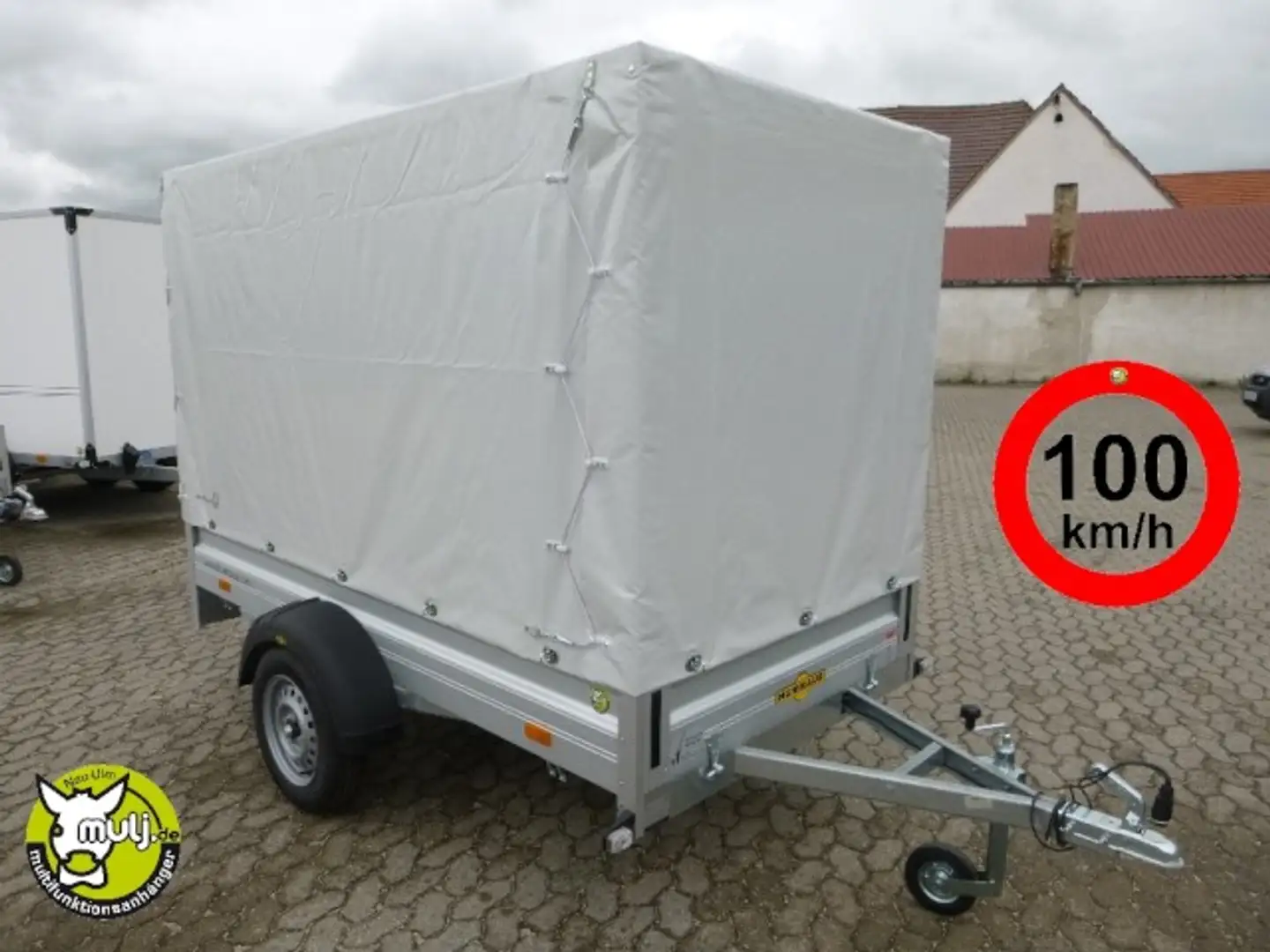 Humbaur HA 752513 mit KV, Hochplane 160 cm, 2510 x 1310 x Grau - 1