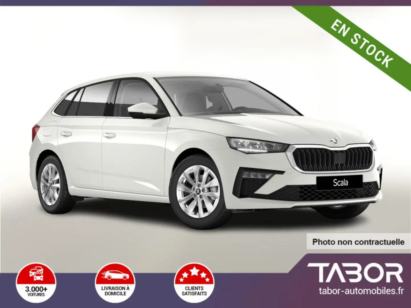 Skoda Scala DSG Selec Lodge GPS Kessy Cam SunS Blanc - 1