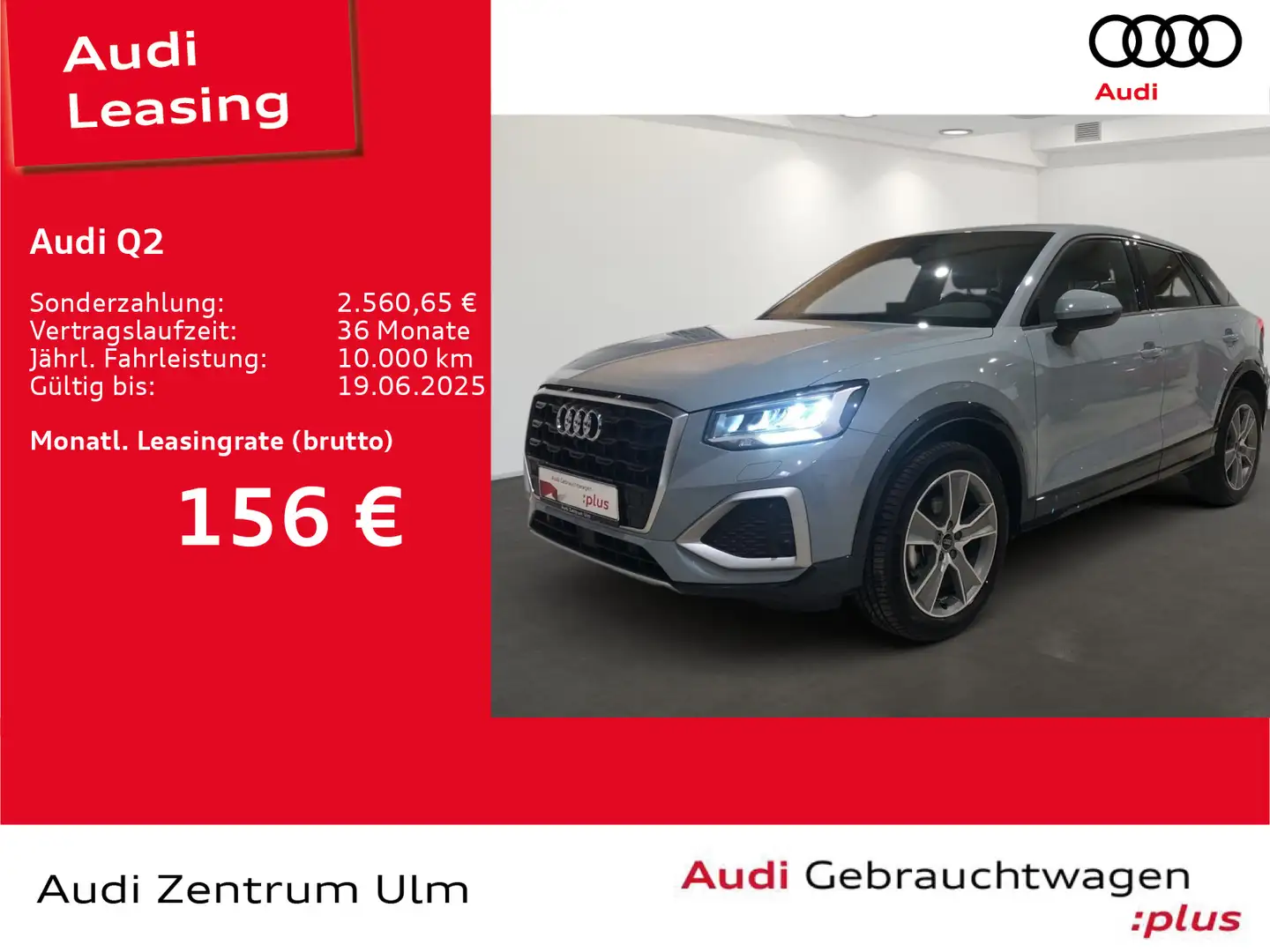 Audi Q2 advanced 30 TDI AHK INTERIEUR S LINE E-KLAPPE Grau - 1