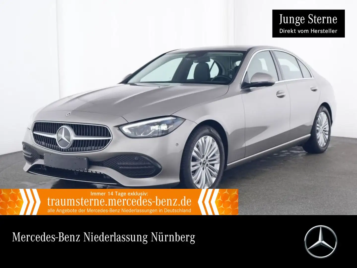 Mercedes-Benz C 180 AVANTG+LED+KAMERA+TOTW+KEYLESS+9G Silber - 1