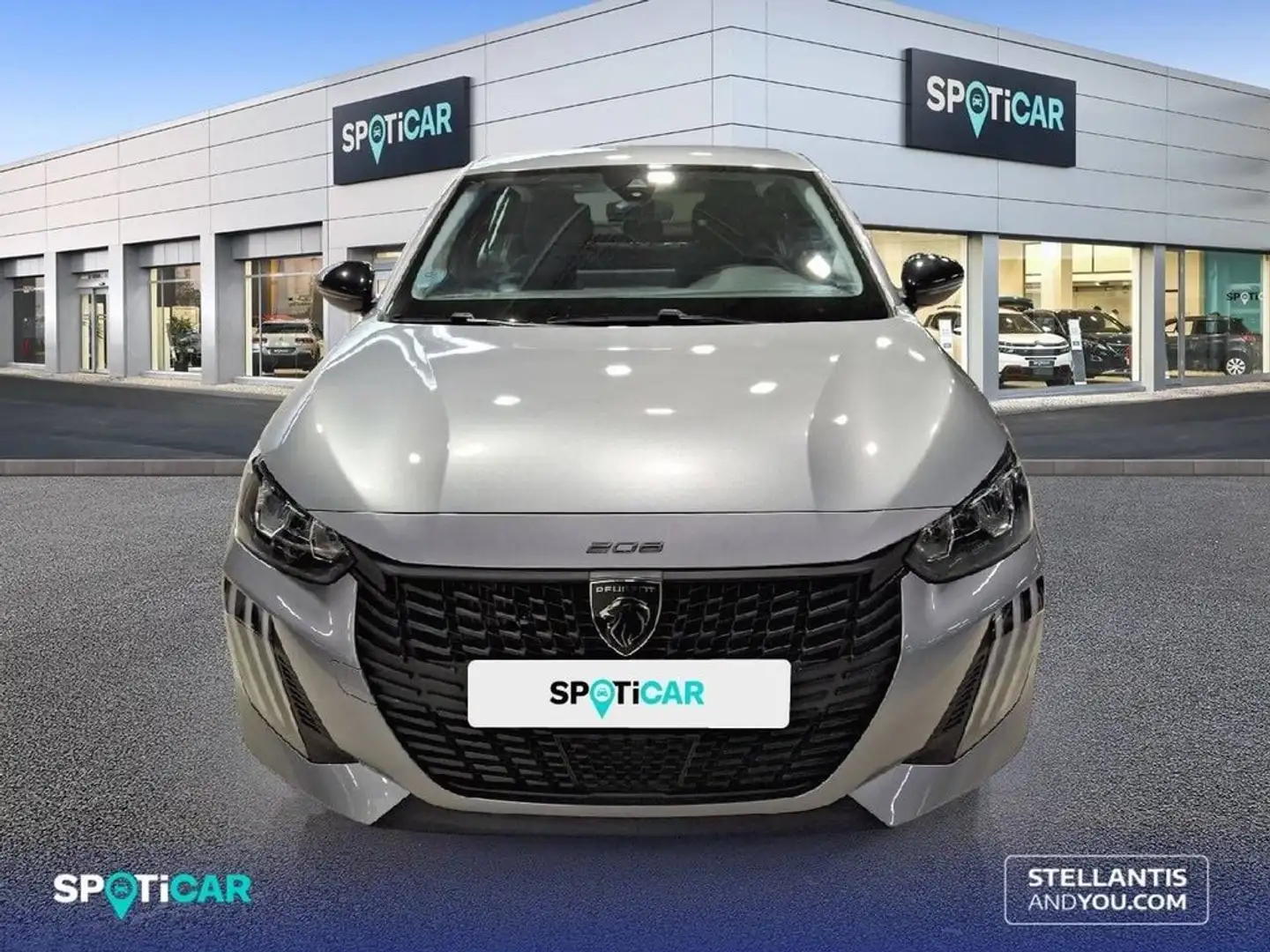 Peugeot 208 1.2 Puretech S&S Active 100 Gris - 2