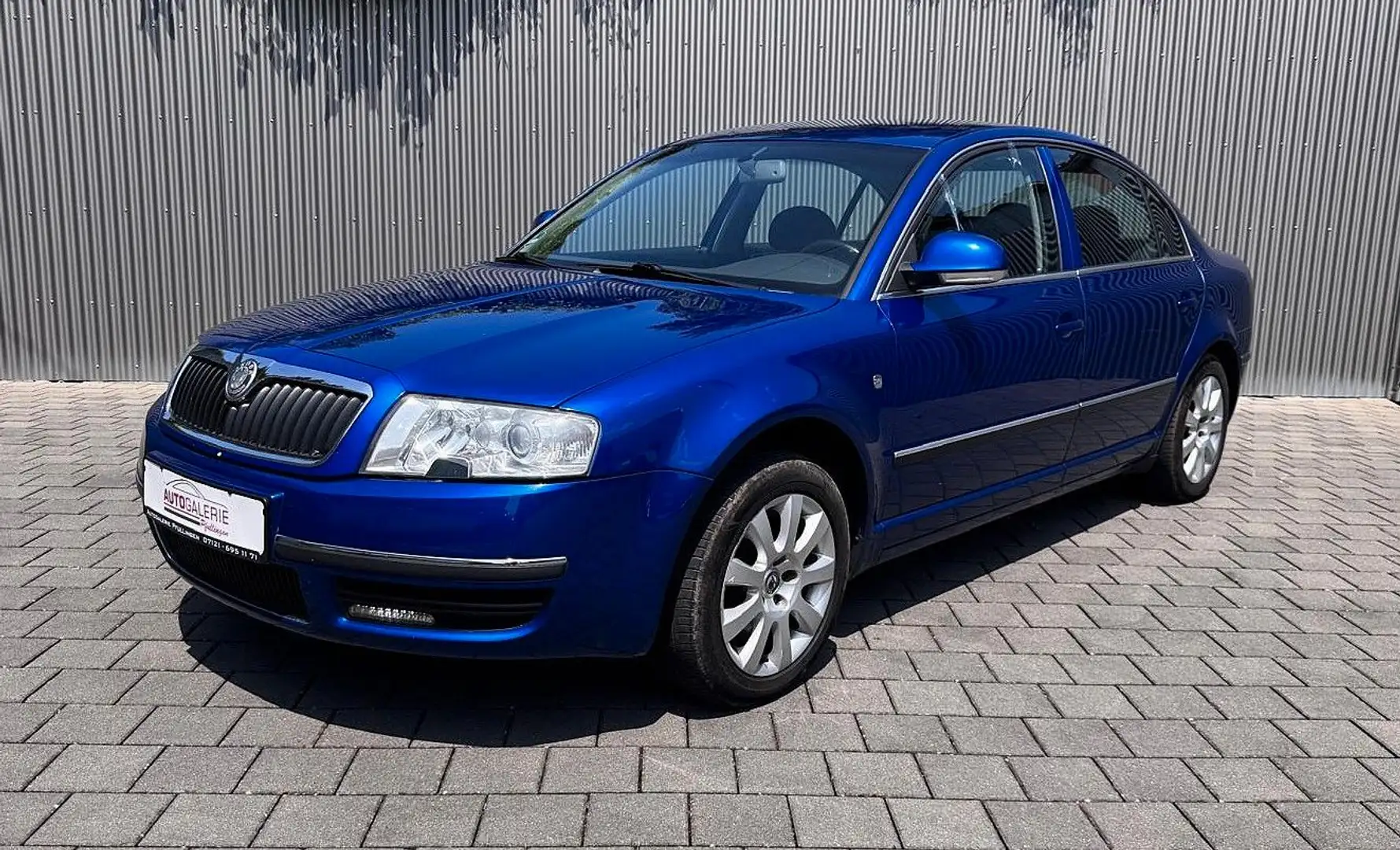 Skoda Superb Exclusive, Klima LPG Tempomat AHK Kék - 1