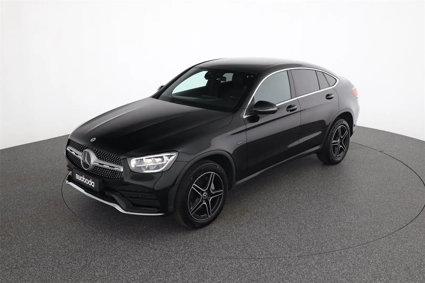 Mercedes-Benz GLC 300 de 4MATIC Coupé AMG Line AHK Distr. NAVI Schwarz - 2