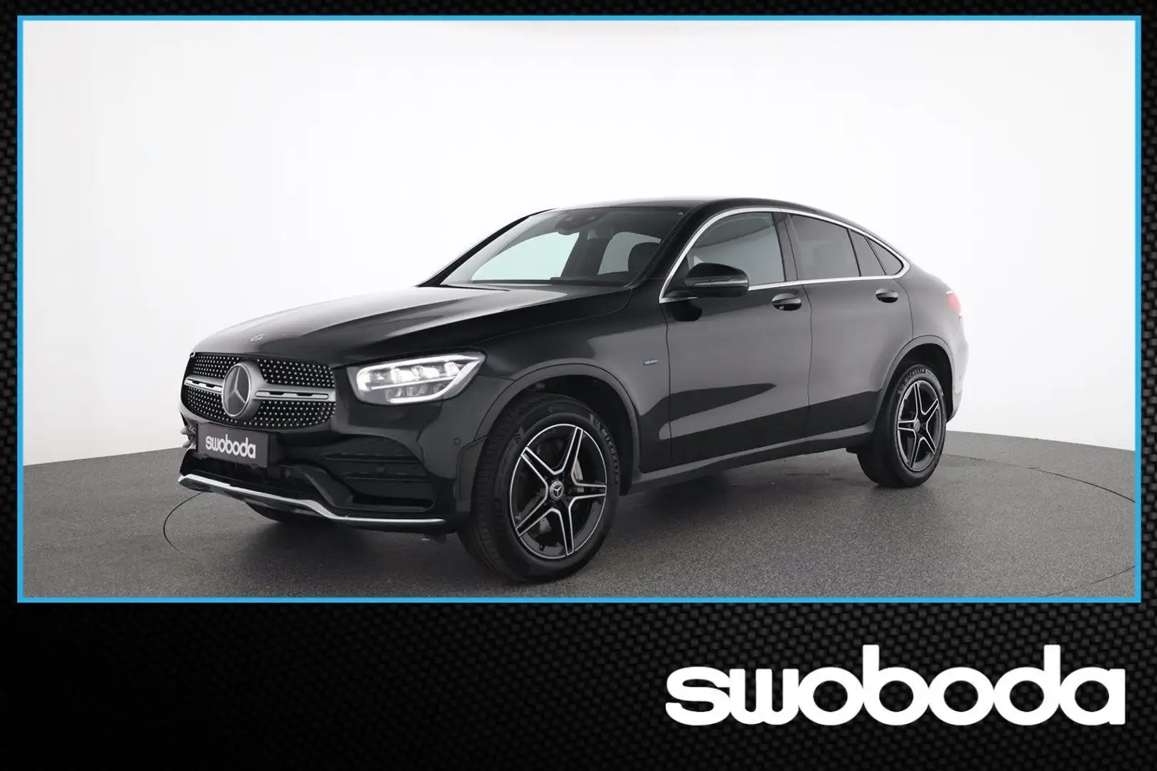 Mercedes-Benz GLC 300 de 4MATIC Coupé AMG Line AHK Distr. NAVI Schwarz - 1