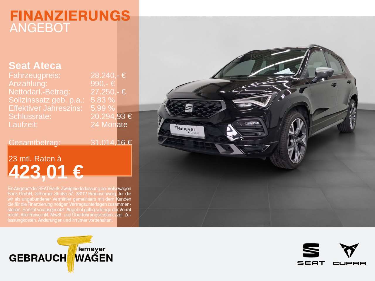 Seat Ateca — Seat Ateca 2.0 TSI DSG 4D FR AHK LM19 DINAMICA