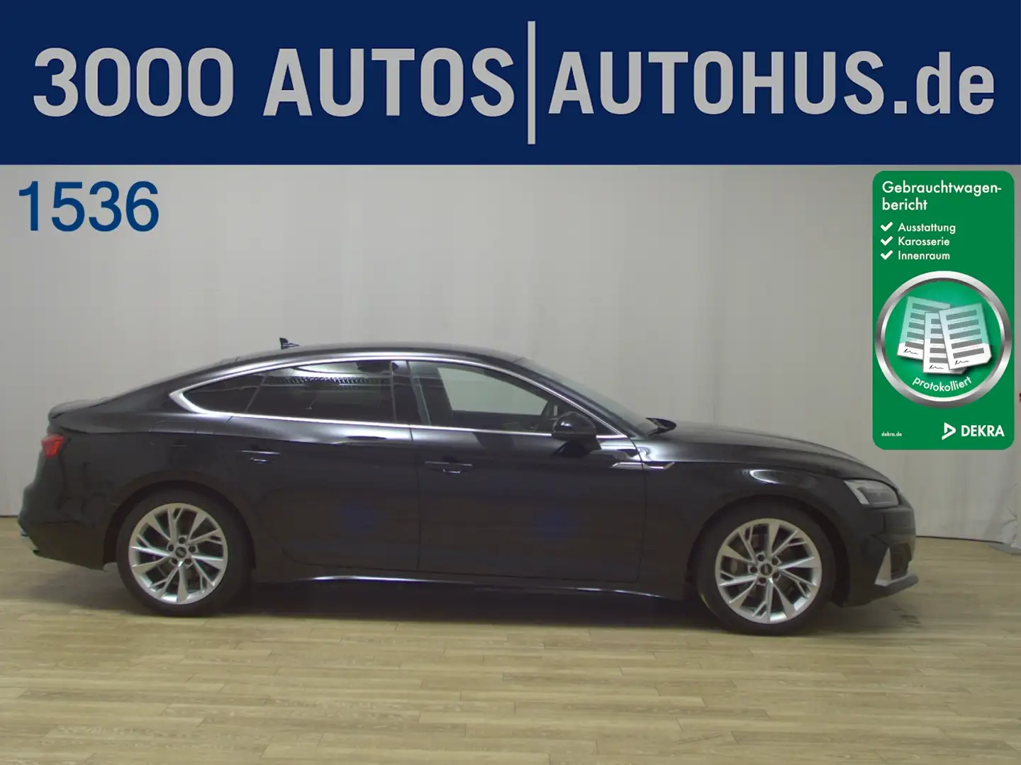 Audi A5 SB 40 TDI advanced Navi LED vc Sound ACC RfK Schwarz - 1
