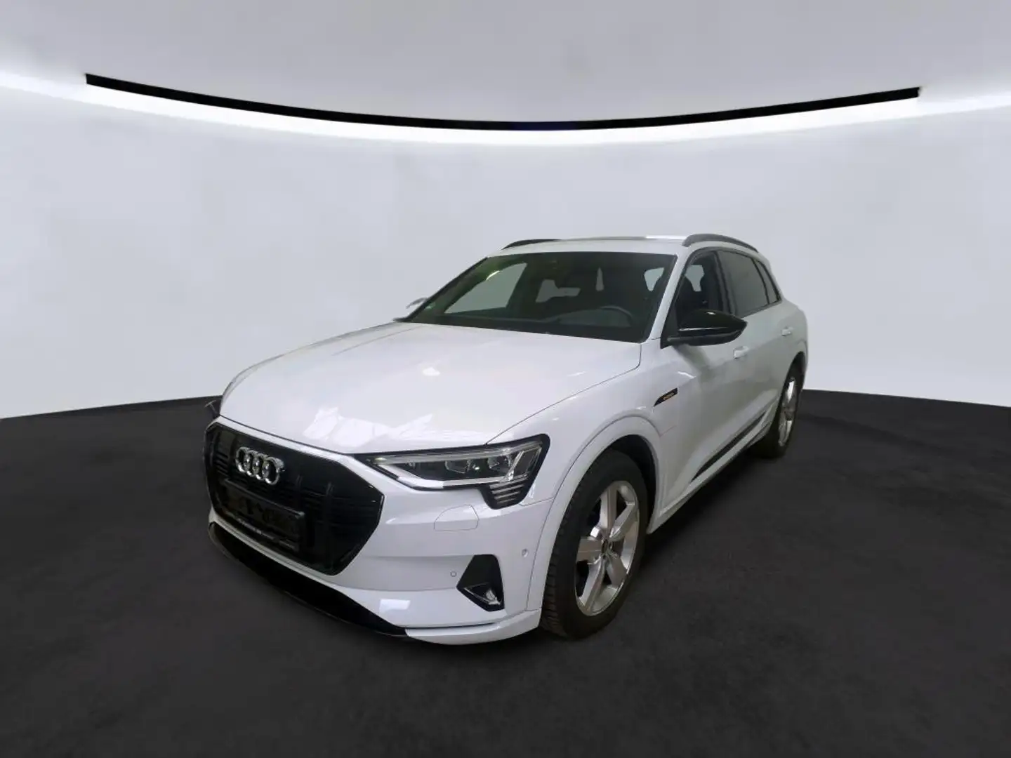 Audi e-tron 55 ADVANCED S LINE BLACK ACC/HuD/PANO/B&O Weiß - 1