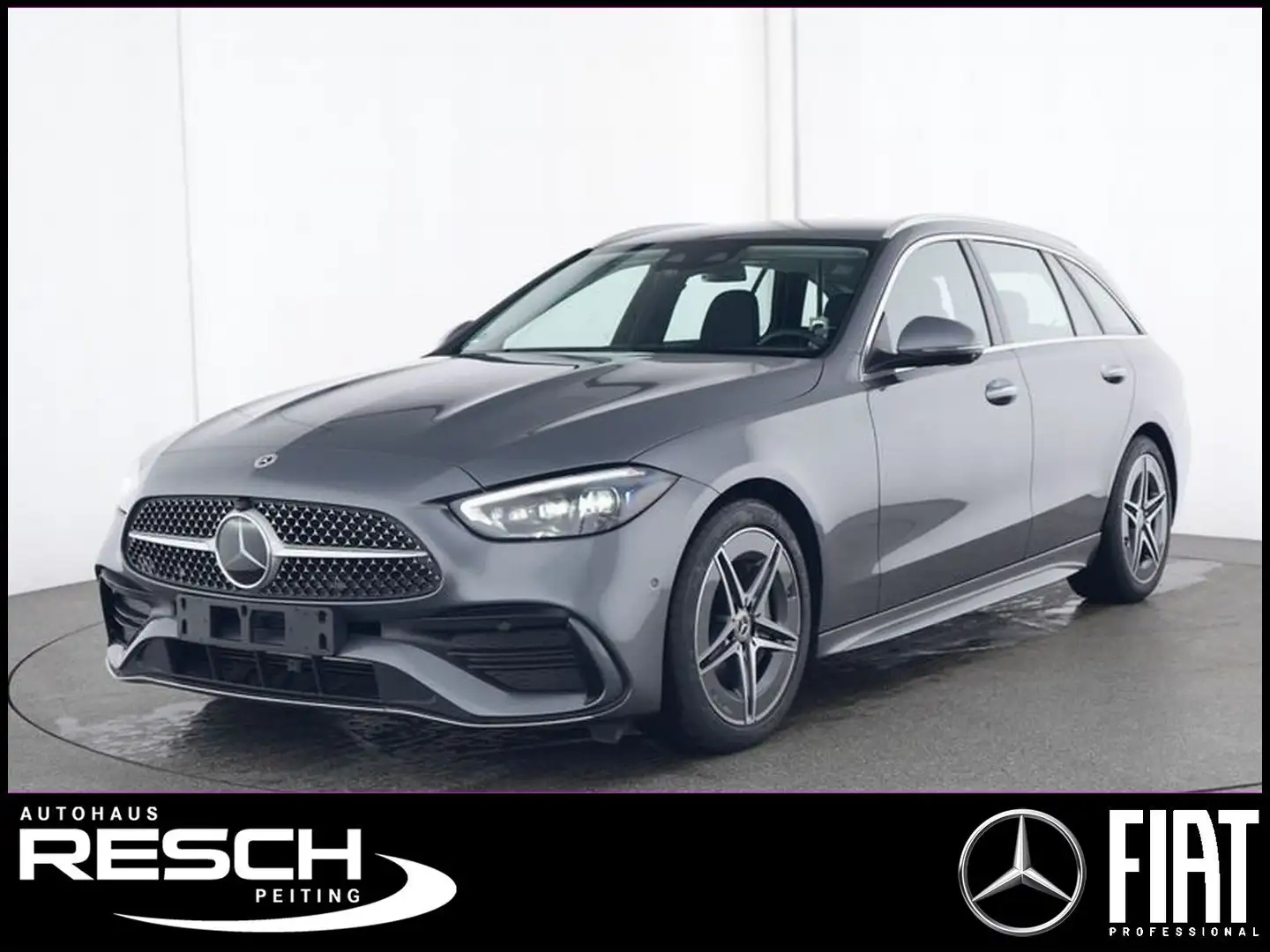 Mercedes-Benz C 200 T AMG Distron AHK KeyGo 360° Dig.Light Grigio - 1