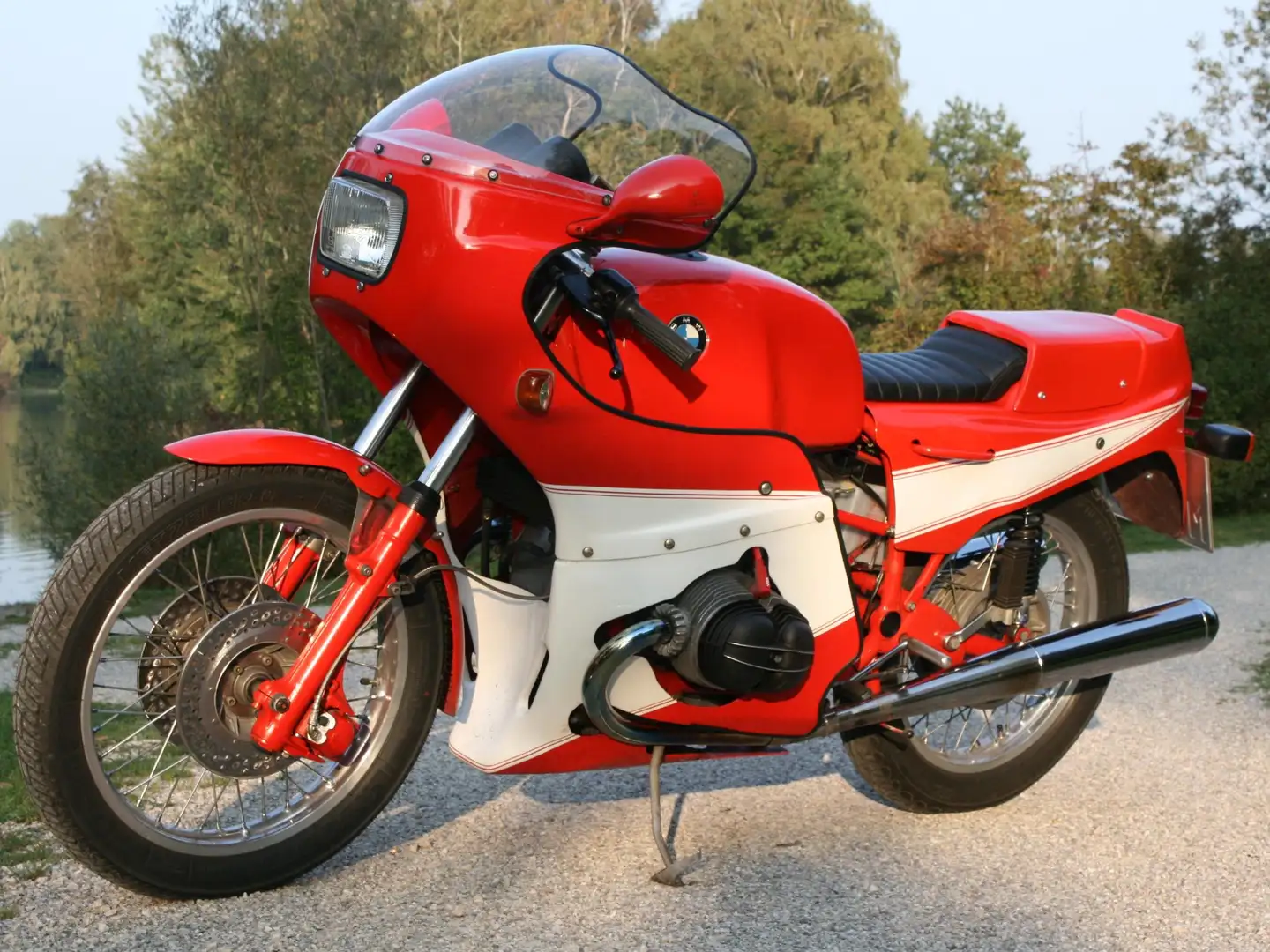BMW R 100 S GMR Michel Sport-Vollverkleidung TOPZUSTAND Rojo - 1