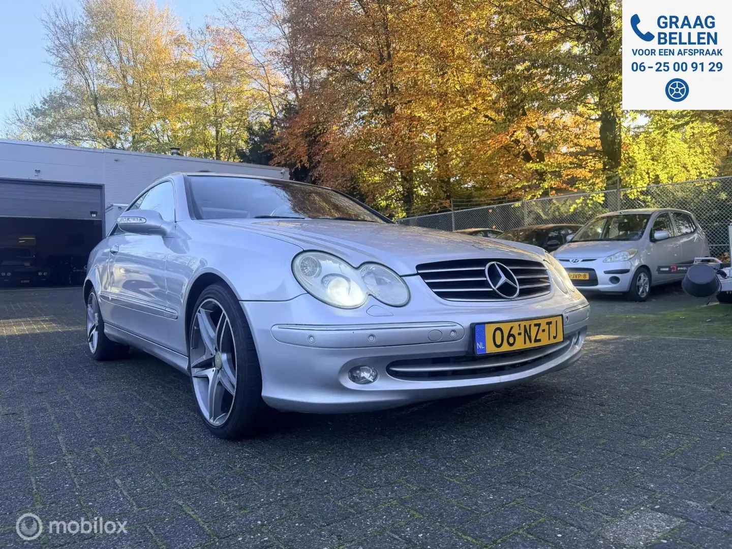 Mercedes-Benz CLK 270 Coupé CDI Avantgarde Leder / Navi / LM / Prijs zo Szürke - 2