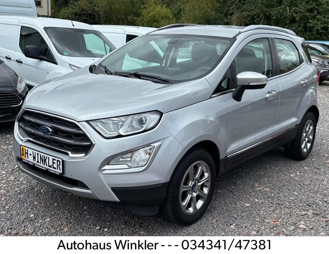 Ford EcoSport Titanium Automatik Winterpaket Navi Argintiu - 1