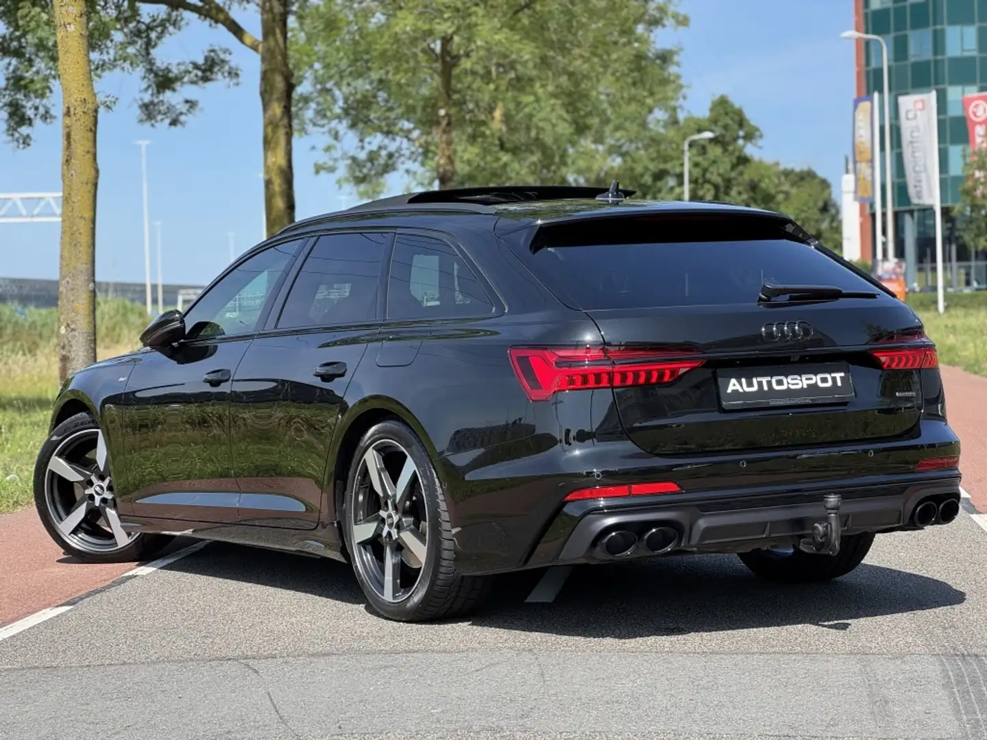 Audi A6 Avant 55 TFSI e Quattro S-Line Pano Memory 360 Cam Zwart - 2