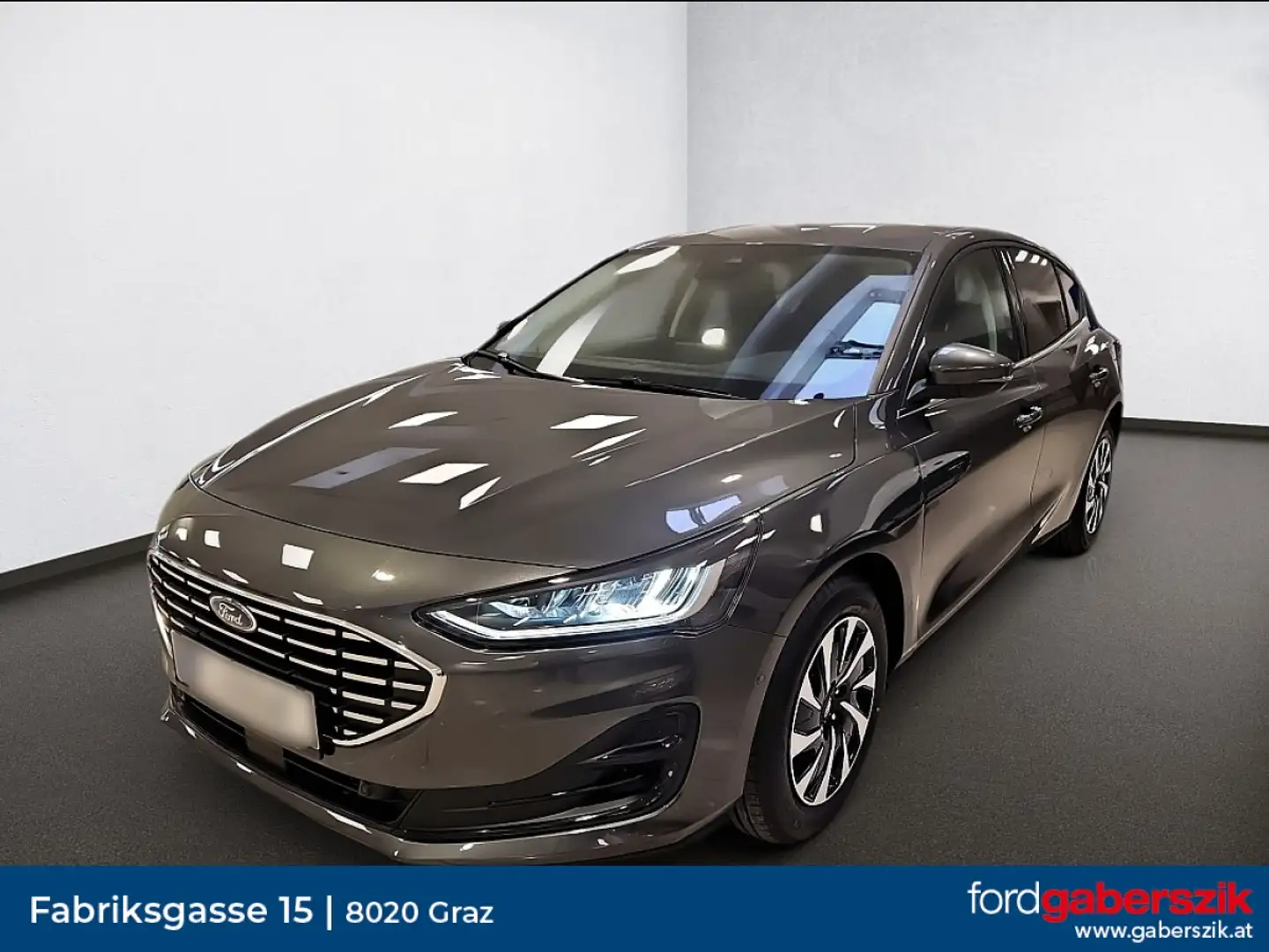 Ford Focus 1,0 EcoBoost Titanium Grau - 1