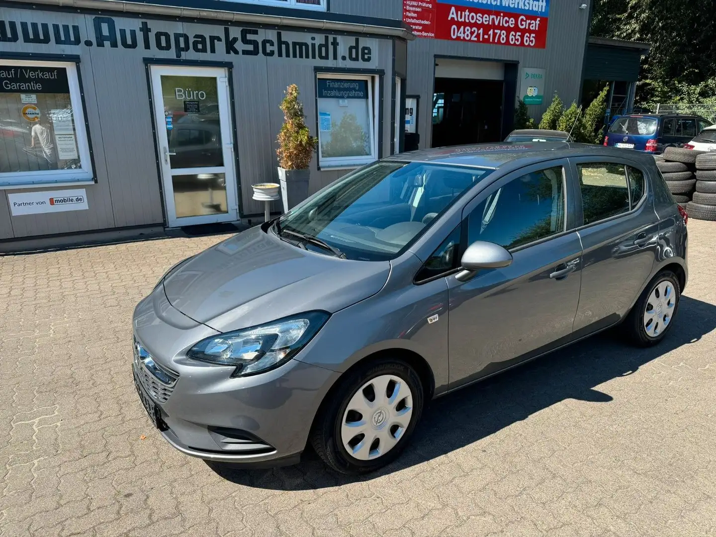 Opel Corsa E 5-TÜRIG°KLIMA°MFLR°TÜV NEU! Gris - 1