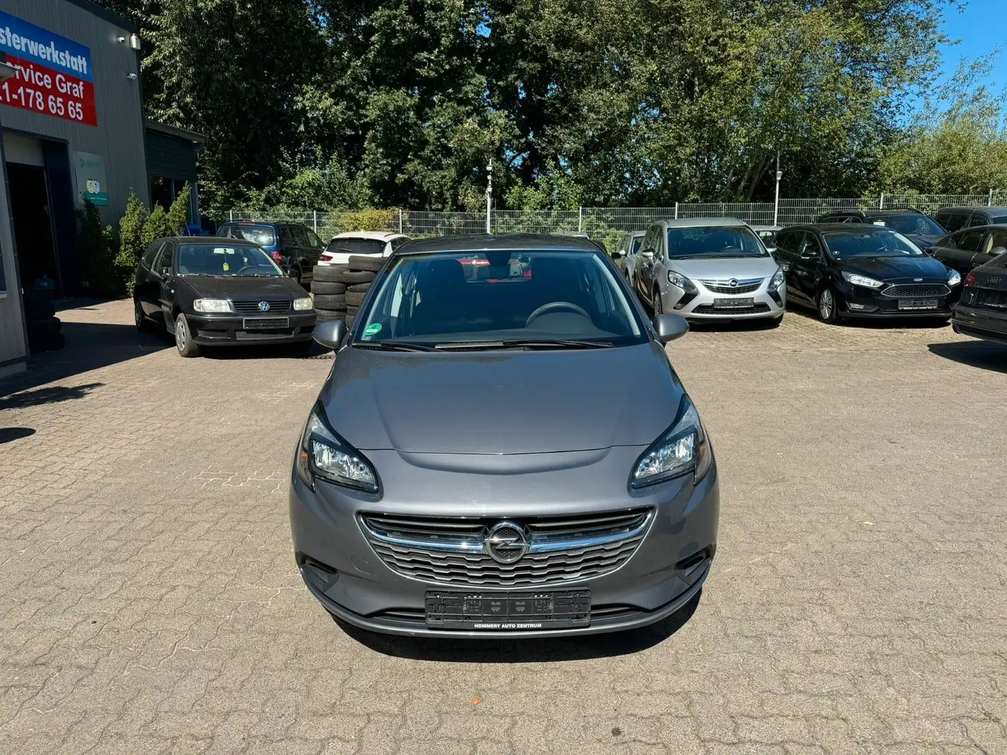Opel Corsa E 5-TÜRIG°KLIMA°MFLR°TÜV NEU! Gris - 2