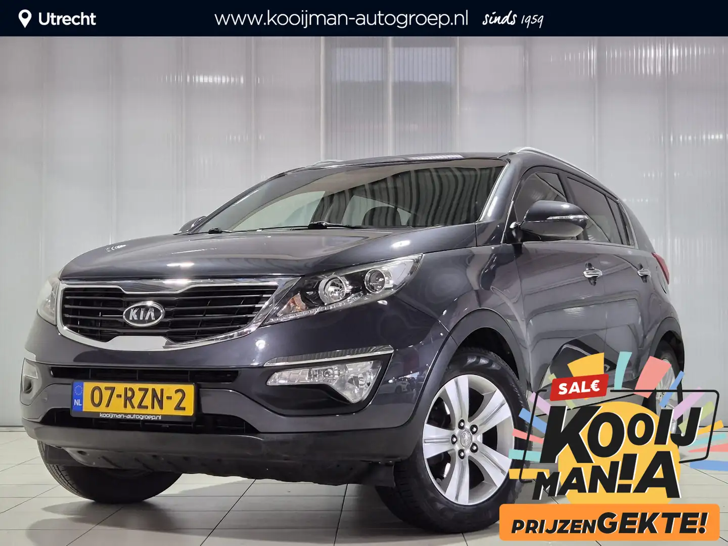 Kia Sportage 1.6 GDI X-ecutive Plus Pack , Trekhaak, Bluetooth, Grijs - 1