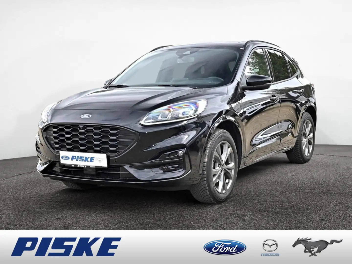 Ford Kuga PHEV ST-Line X NAVI AHK ACC HUD LED PANO Zwart - 1
