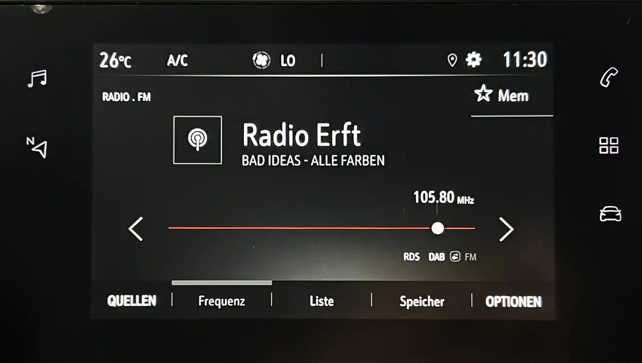 Opel Corsa e Edition 100 kW Start/Stopp TEMPOMAT CARPLAY / ANDROID Schnellheizung (Quickheat) DAB-Tuner Bremsassistent, миниатюра 29