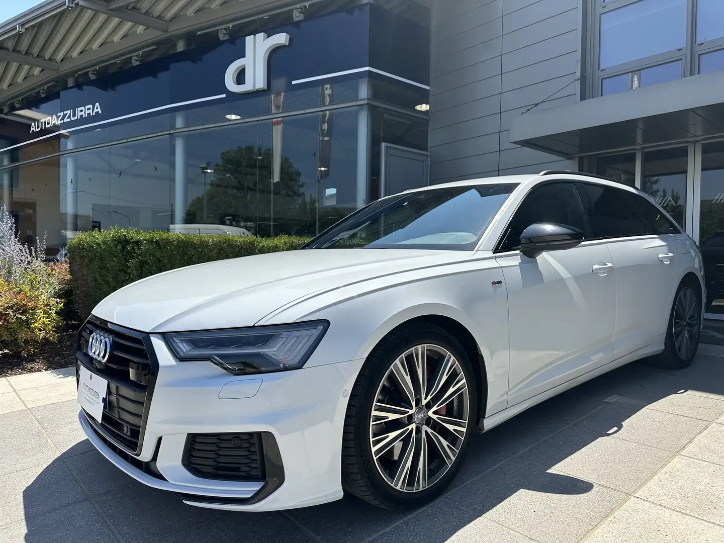 Audi A6 Avant 55 2.0 TFSI e quattro ultra S tronic S line Blanc - 1