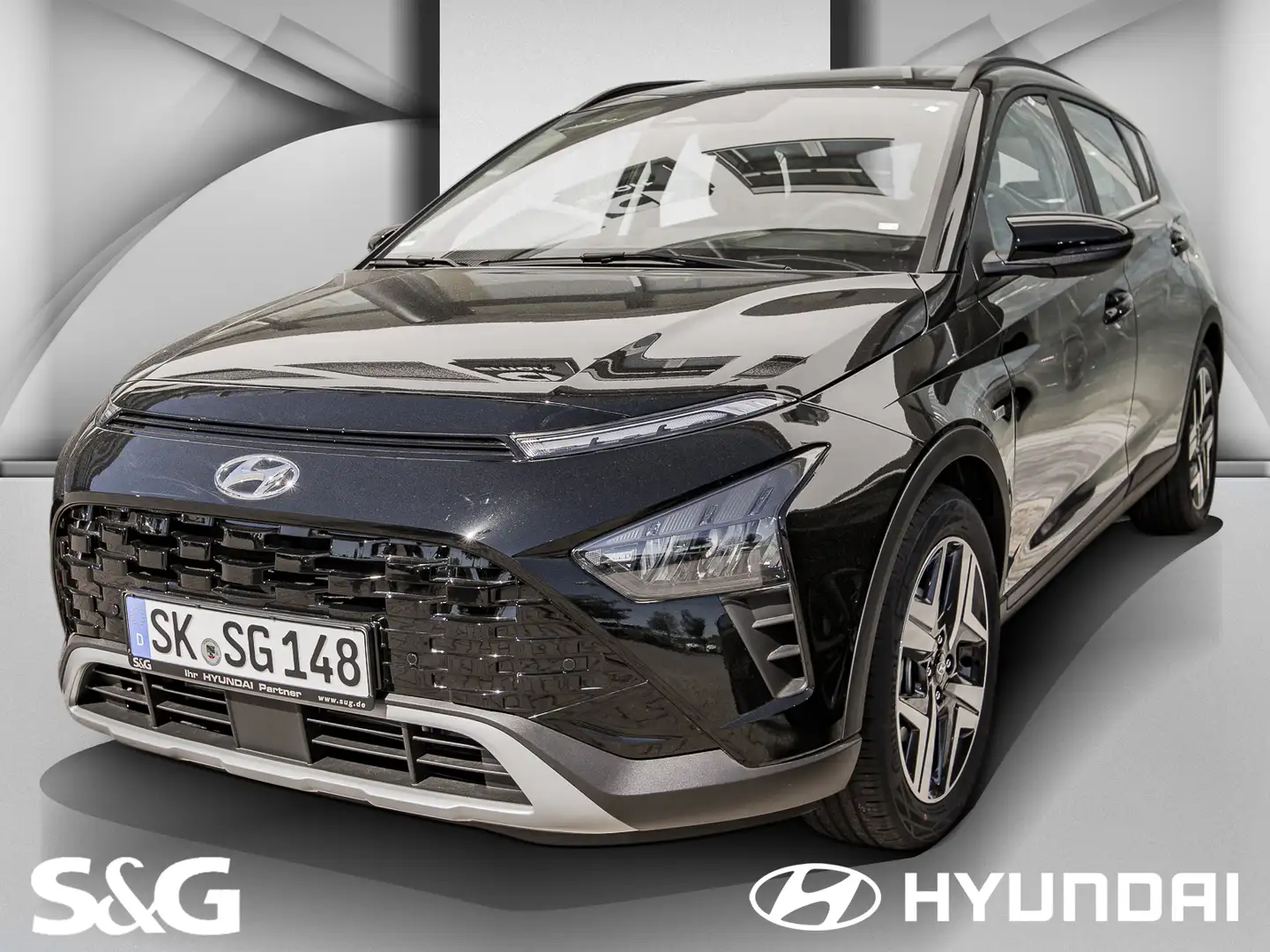 Hyundai BAYON Shz+Lenkradhzg.+LED+CarPlay+sof. verfügbar Noir - 1