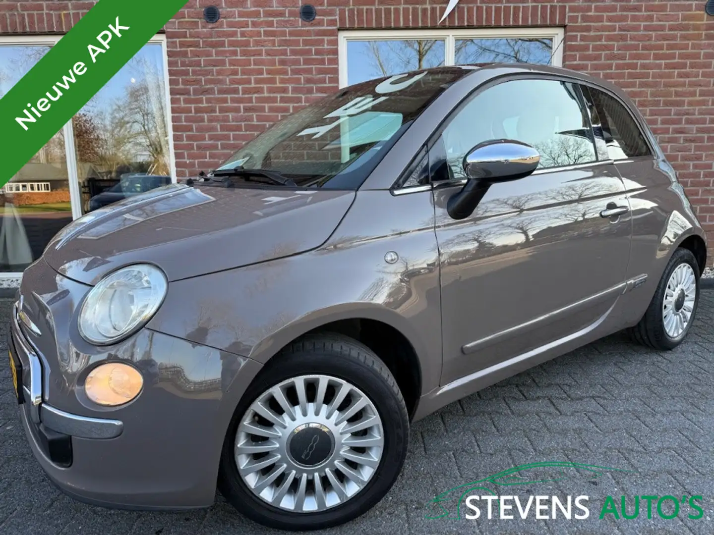 Fiat 500 1.2 Lounge NIEUW APK / RIJDT GOED / PANODAK / AIRC Grau - 1