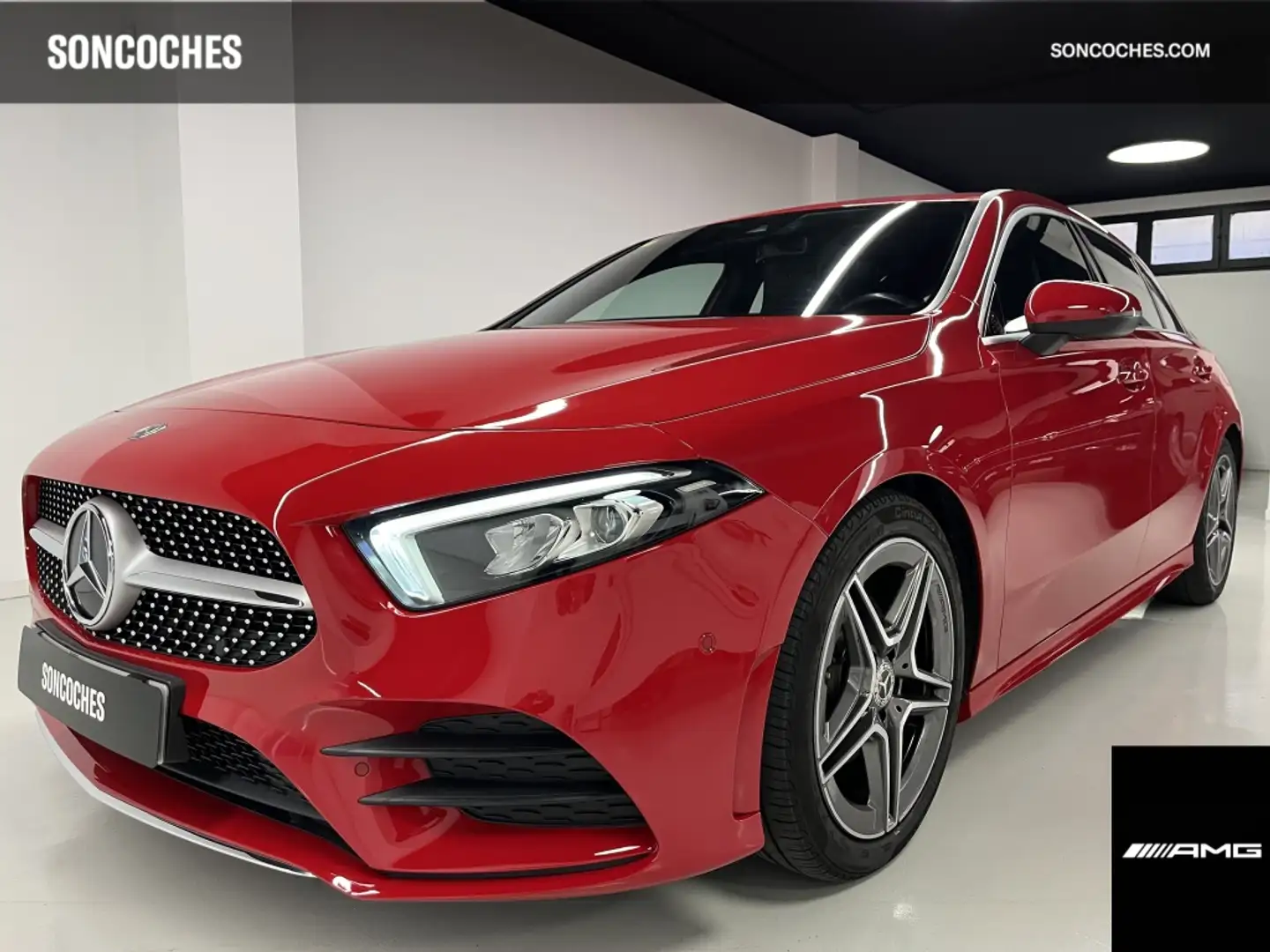 Mercedes-Benz A 180 180d 7G-DCT Rojo - 2