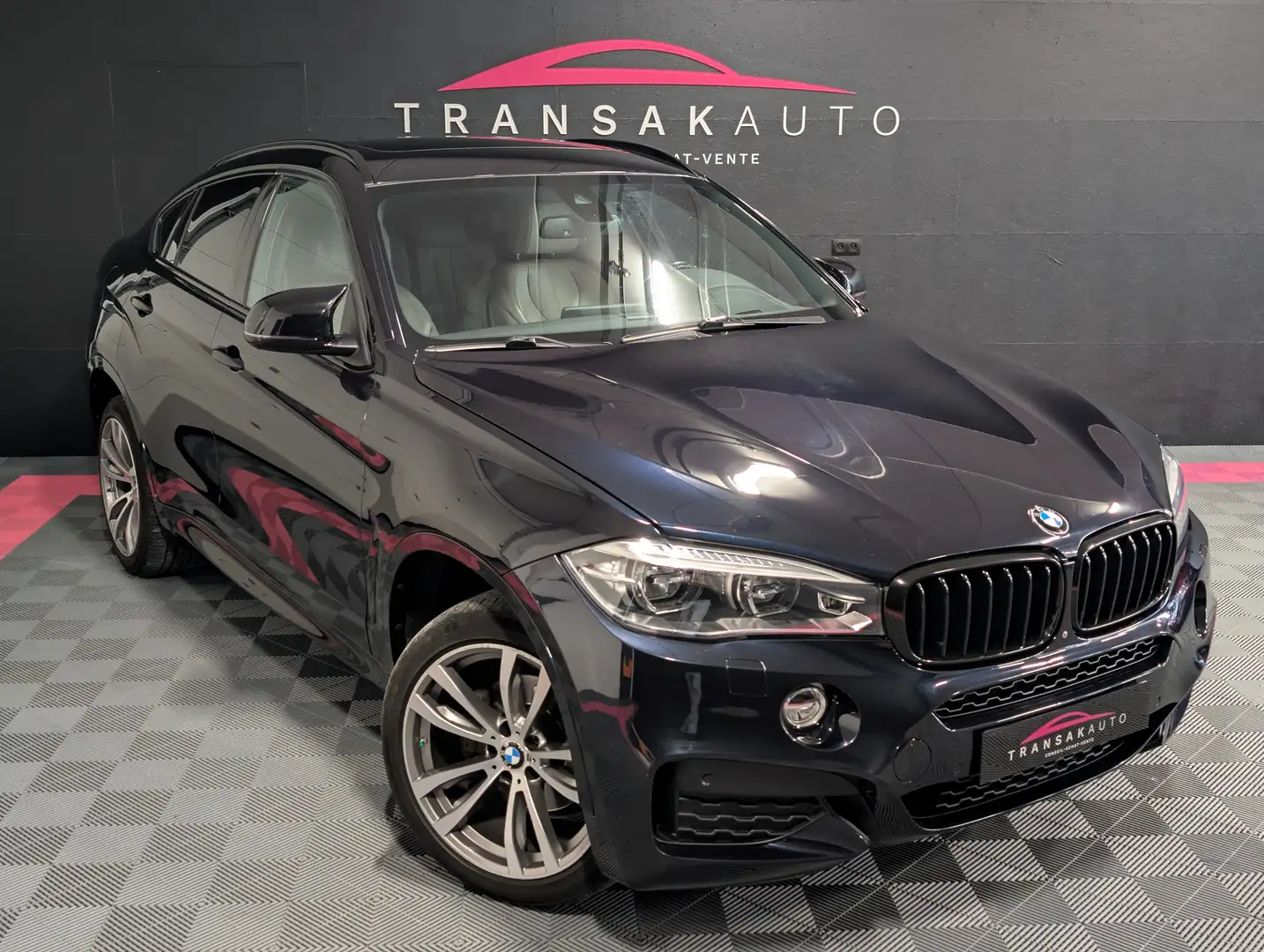 BMW X6 3.0 dAS xDrive30 M PACK *360-HEADUP-H&K-PANO-FULL* Noir - 1