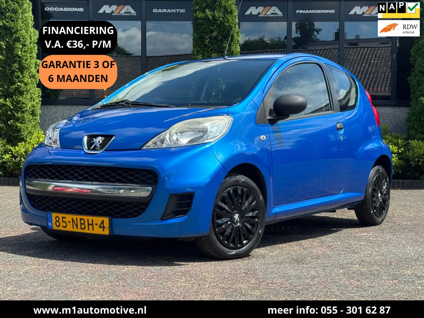 Peugeot 107 1.0-12V XR | Carplay | Nieuwe APK Bleu - 1