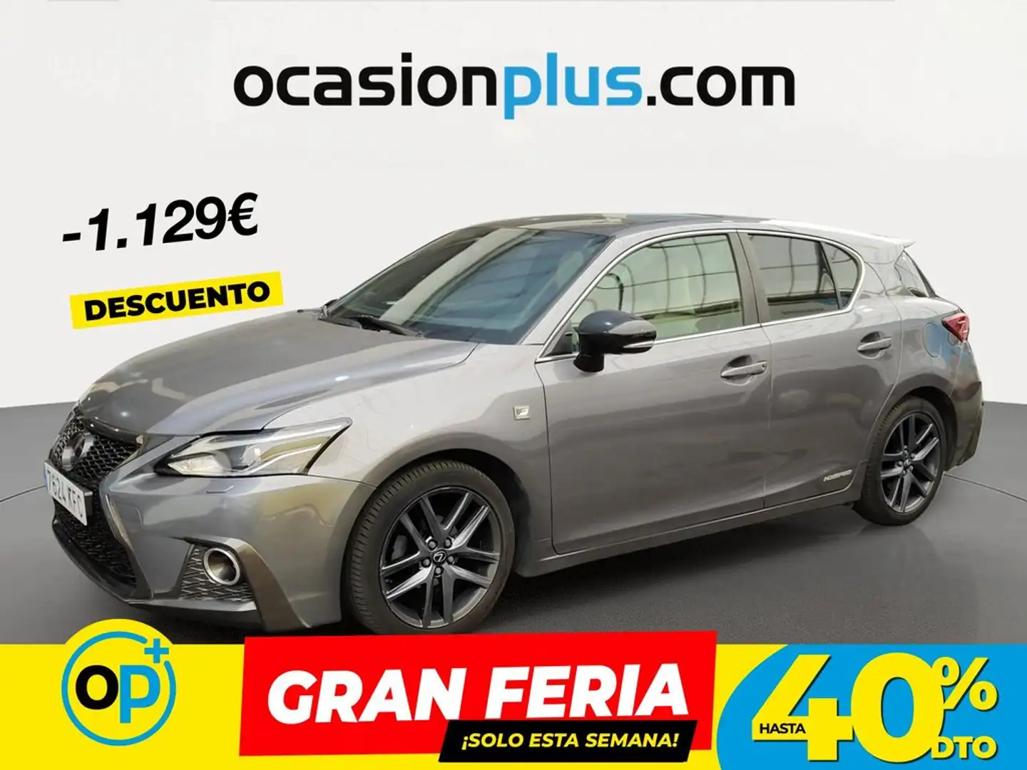 Lexus CT 200h F Sport + Cuero Gris - 1