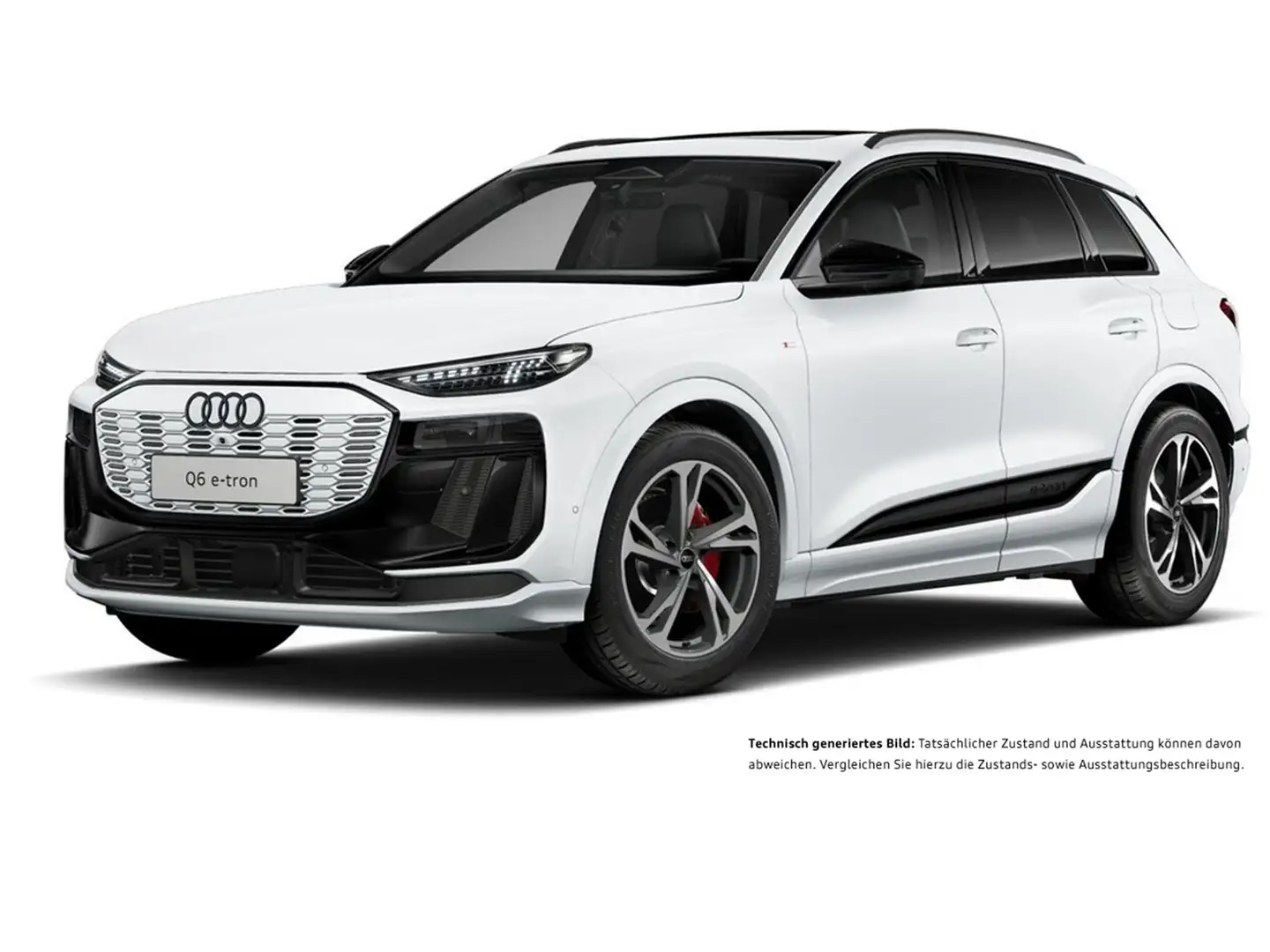 Audi Q6 e-tron performance S LINE PANO AHK 360CAM 20Z Weiß - 2