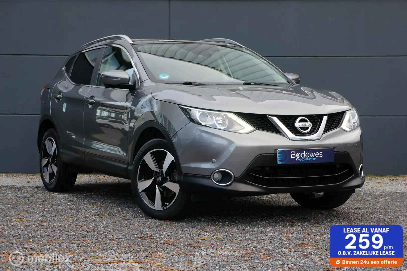 Nissan Qashqai 1.6 Dig Turbo N-Connecta Pano Navi 360 Cam ! Gris - 1