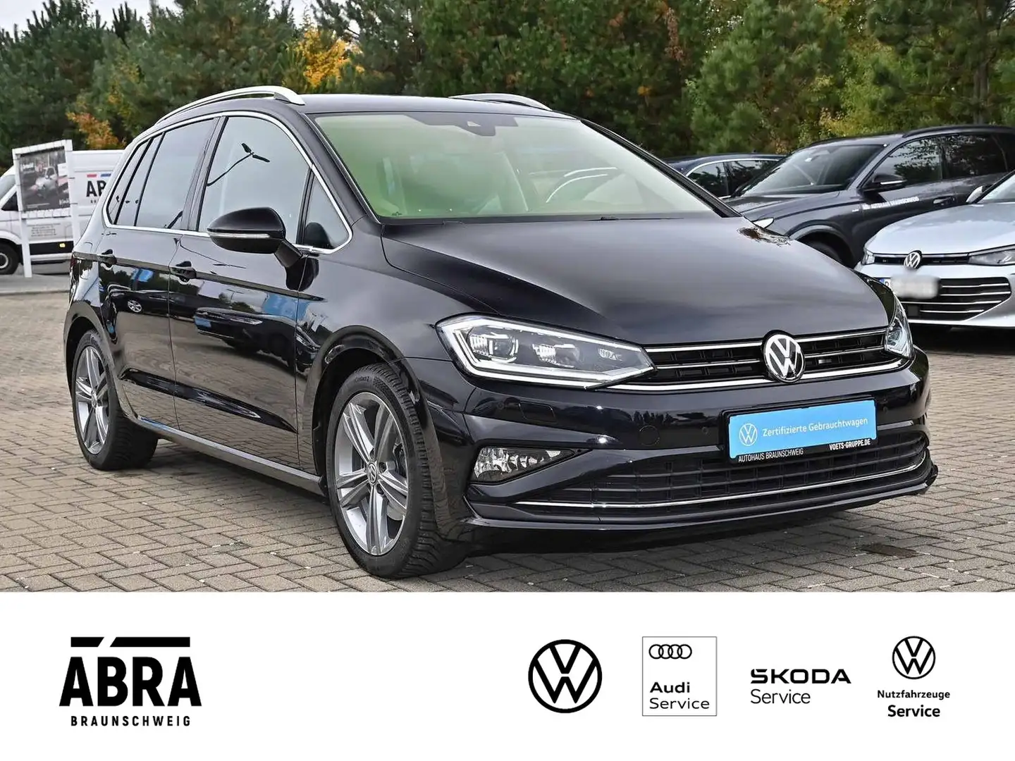 Volkswagen Golf Sportsvan 1.5 TSI Highline DSG LED+CAM Noir - 2