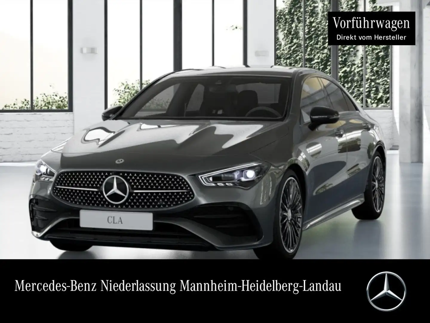 Mercedes-Benz CLA 200 AMG+NIGHT+AHK+MULTIBEAM+KAMERA+TOTW+7G Gris - 1
