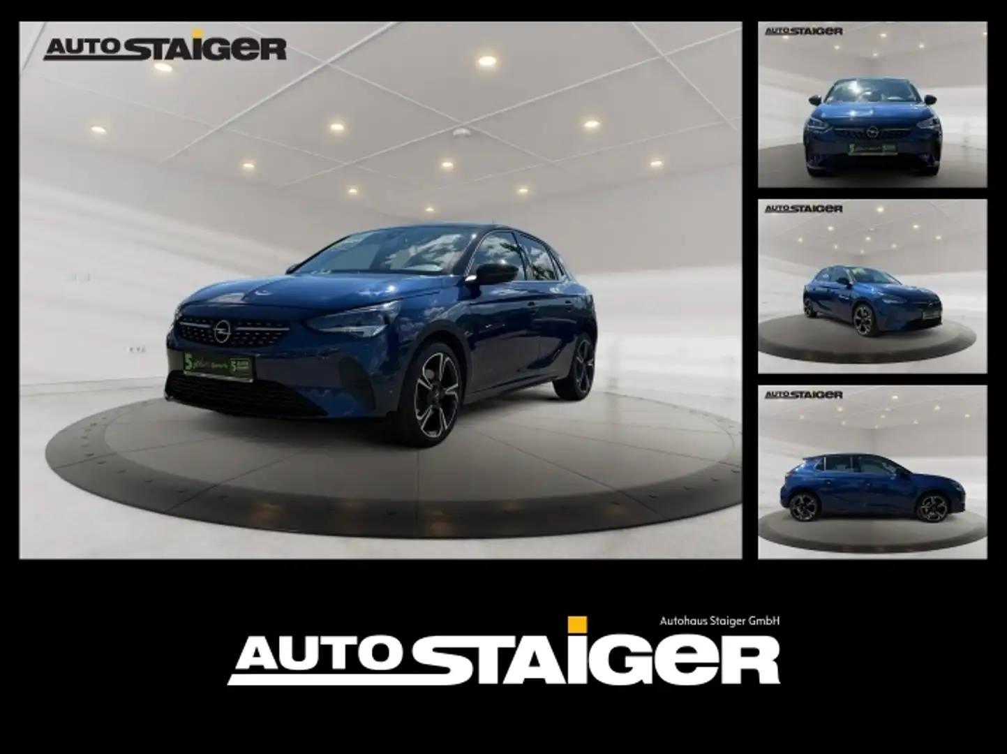 Opel Corsa F 1.2 Turbo Elegance Rückfahrkamera PDC Albastru - 1