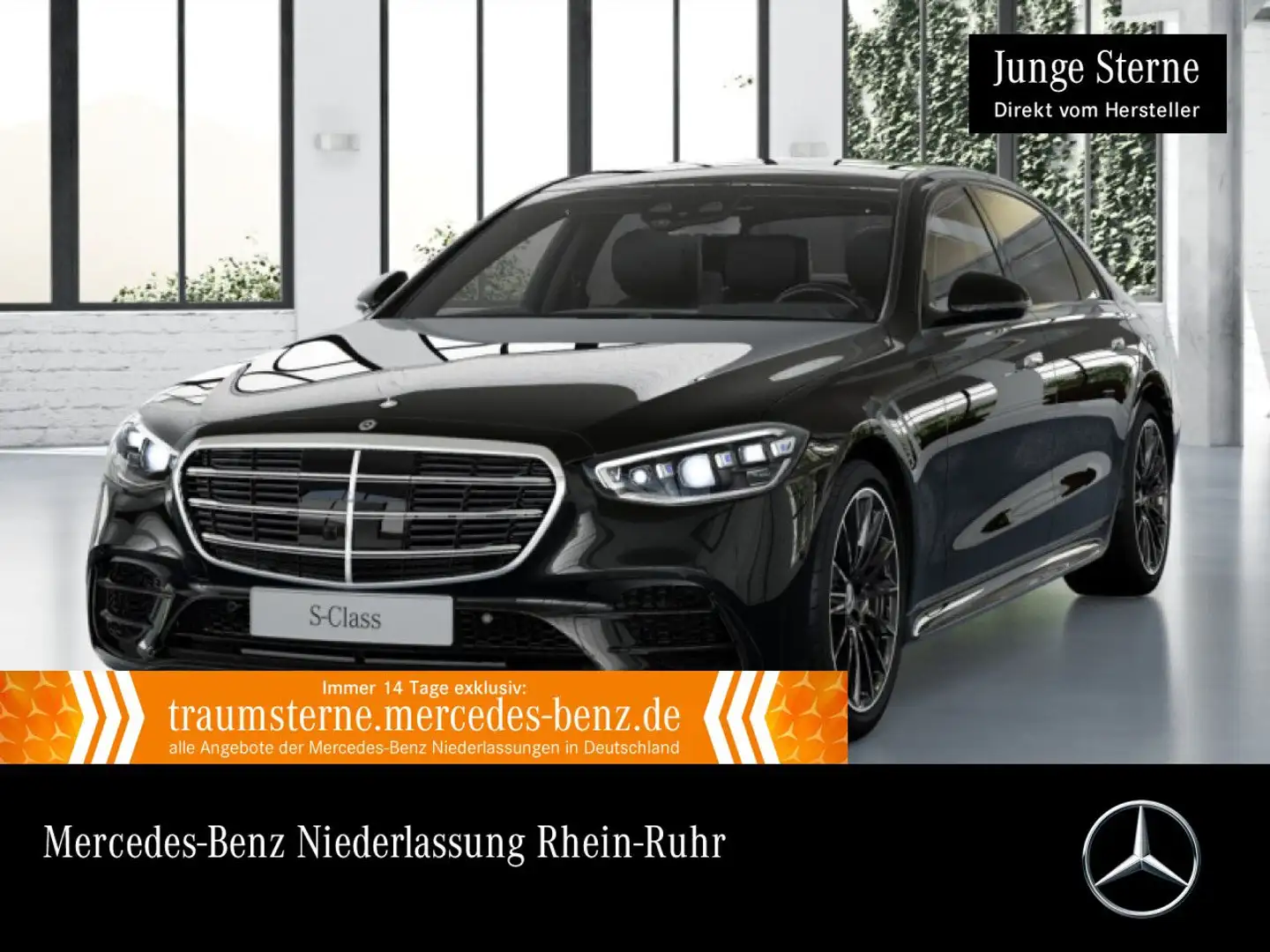 Mercedes-Benz S 600 S 580 e L 4M AMG+NIGHT+PANO+DIGITAL-L+BURMESTER3D Noir - 1