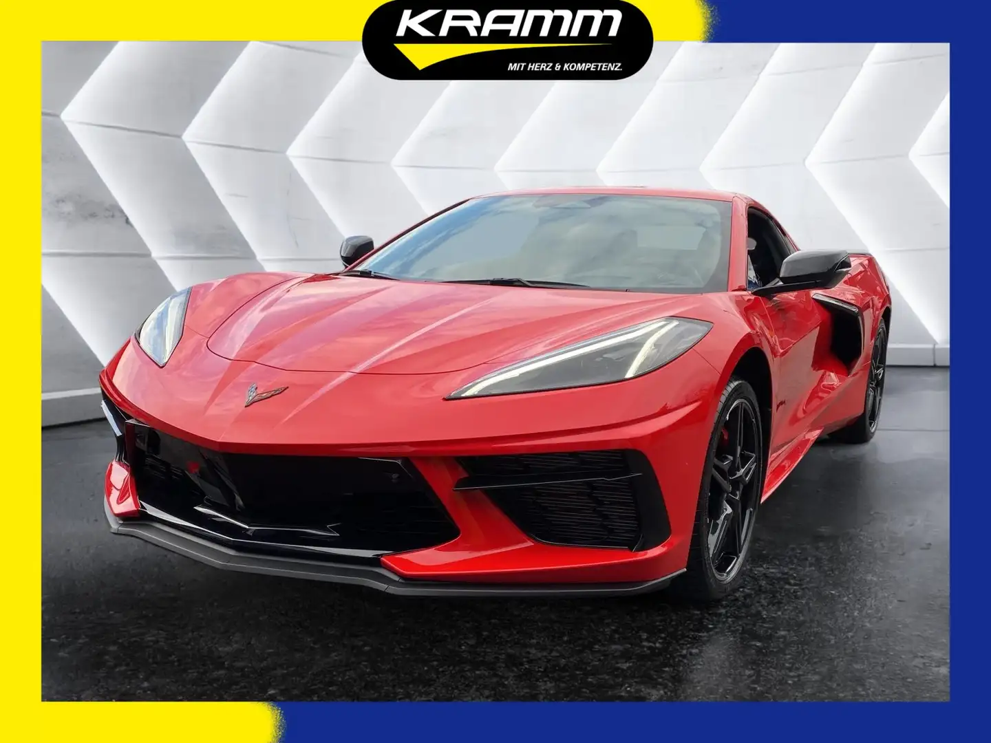 Corvette C8 Coupe 2LT 6.2 V8 Z51 2024 Sportp. HUD LED BT Rot - 1