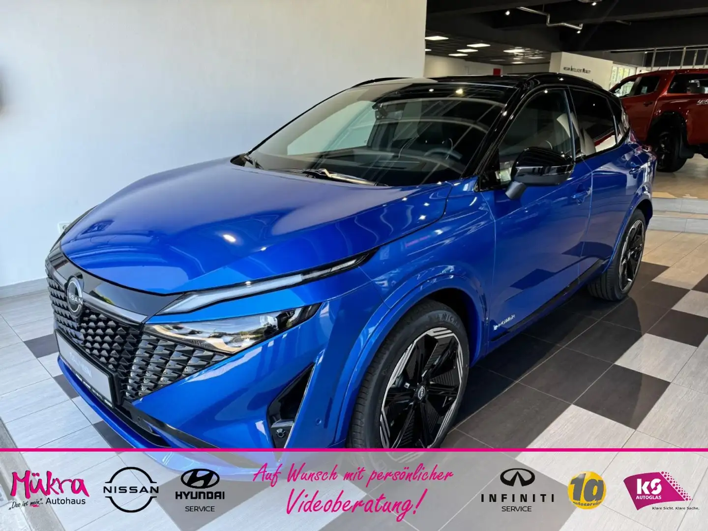 Nissan Qashqai N-Design MY24 1.5 VC-T e-POWER 190 PS AT Komfort P Bleu - 1
