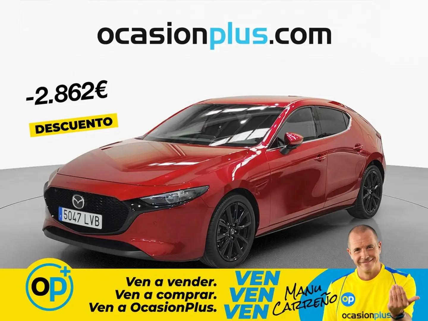 Mazda 3 2.0 e-Skyactiv-X Zenith 137kW Rojo - 1