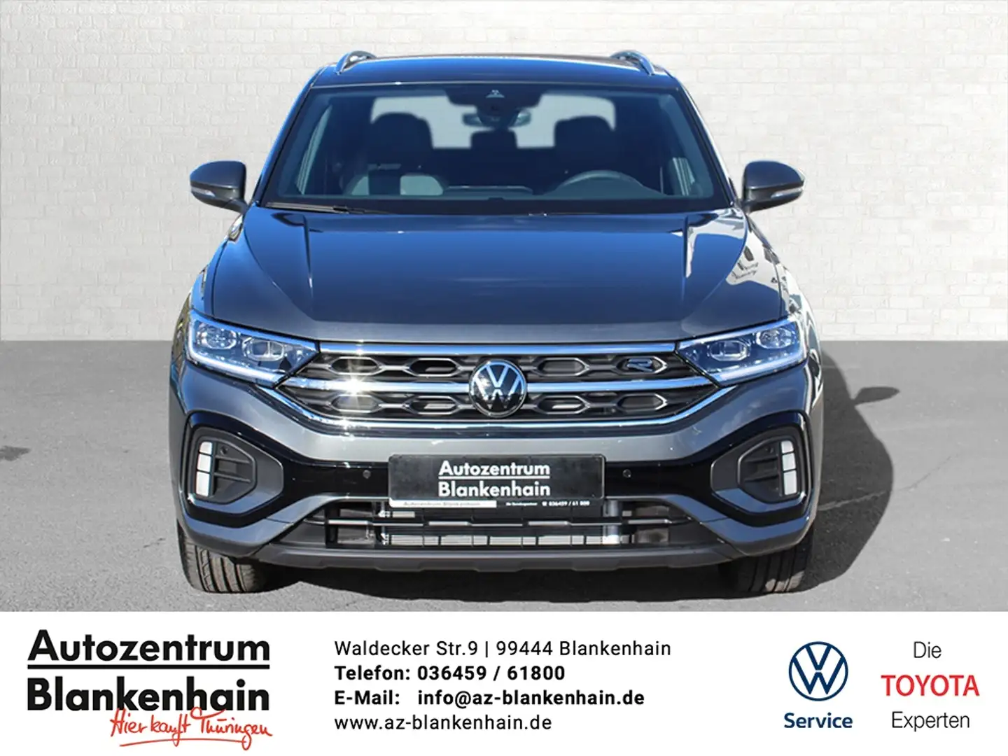 Volkswagen T-Roc 1,5 TSI R-Line LED-Plus*Kamera*ACC*App-Connect Gris - 2