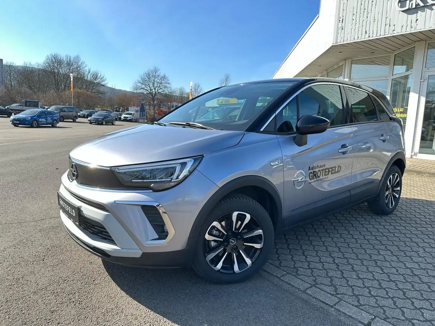 Opel Crossland X Crossland 1.2 Turbo Elegance Automatik + Allwett Silber - 2
