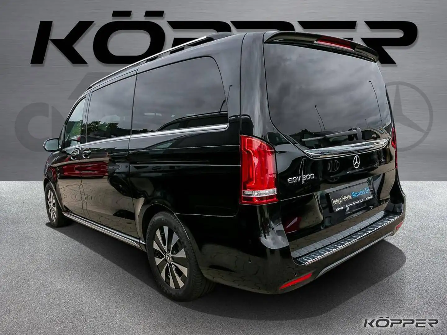 Mercedes-Benz EQV 300 AVANTGARDE L 7-Sitz. Leder Pano Distron. Чорний - 2