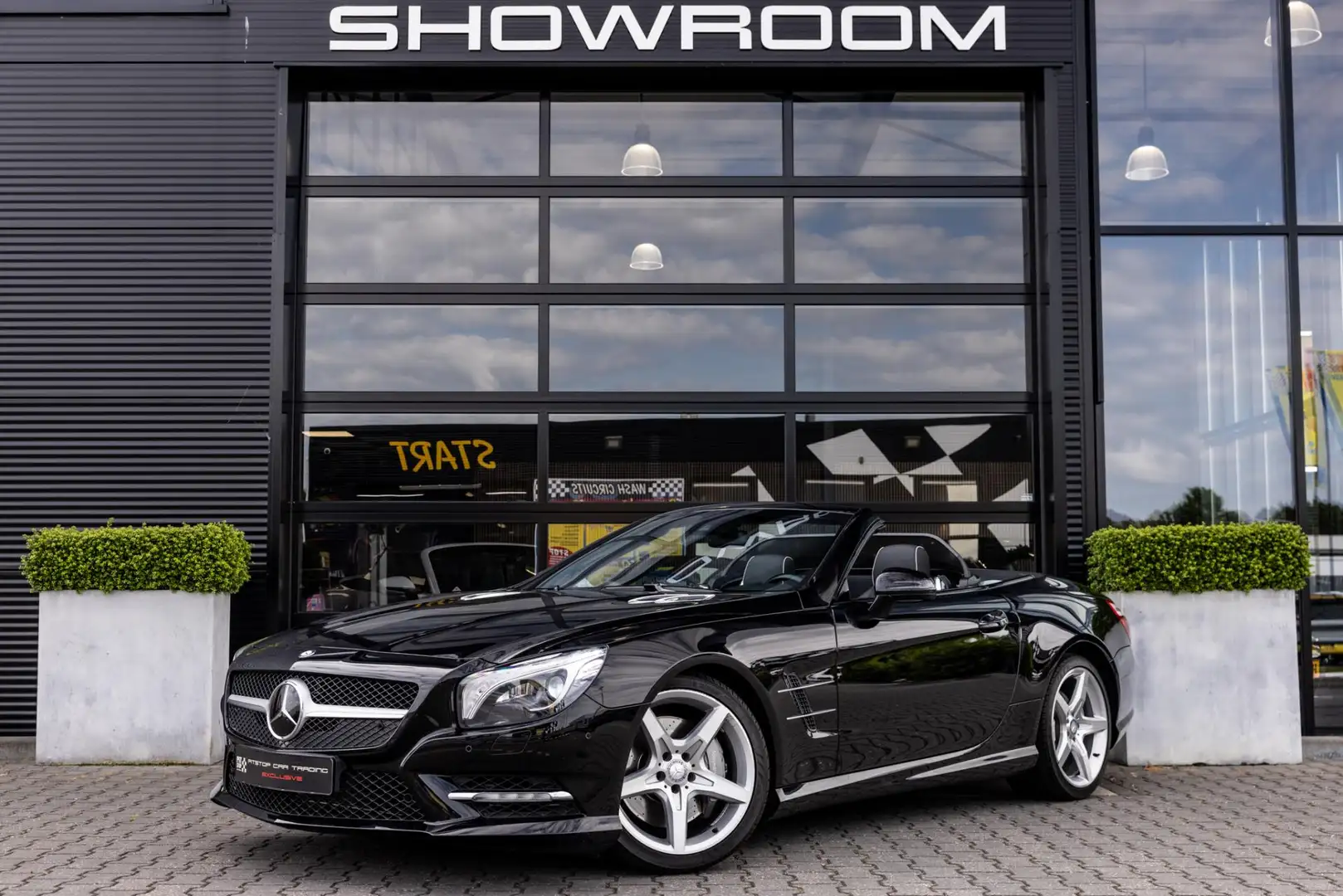 Mercedes-Benz SL 350 AMG, 306 PK, *38000km*, Distronic+, uniek! Noir - 2
