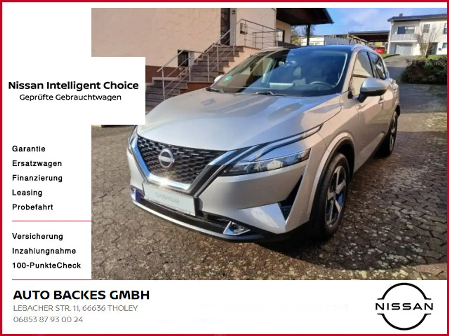 Nissan Qashqai 1.3 DIG-T 6MT N-Connecta Navi+4 Kameras Argent - 1