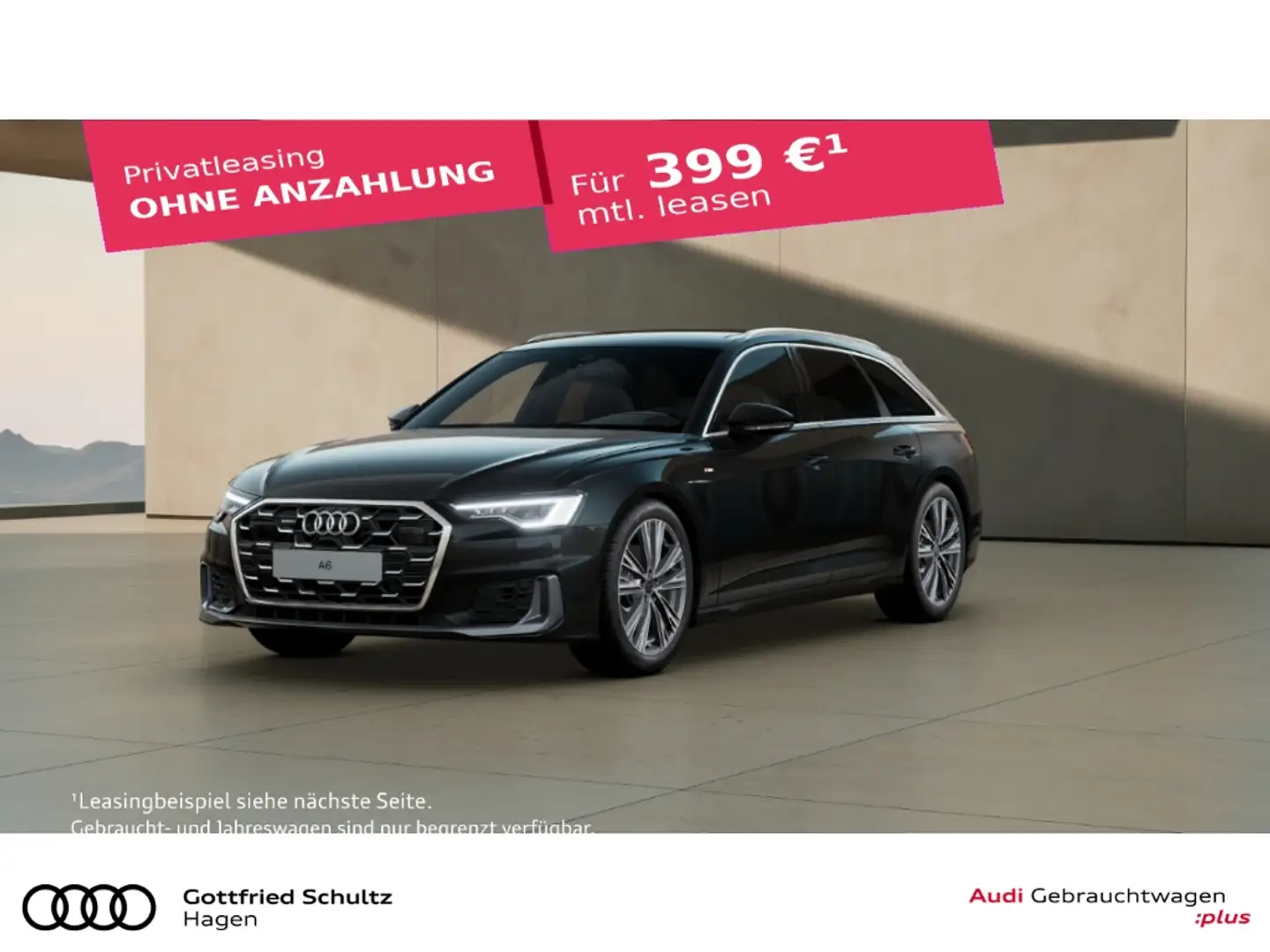 Audi A6 Avant 45 TFSI qu. S-tronic MATRIX NAV PAN AHK S li Schwarz - 1