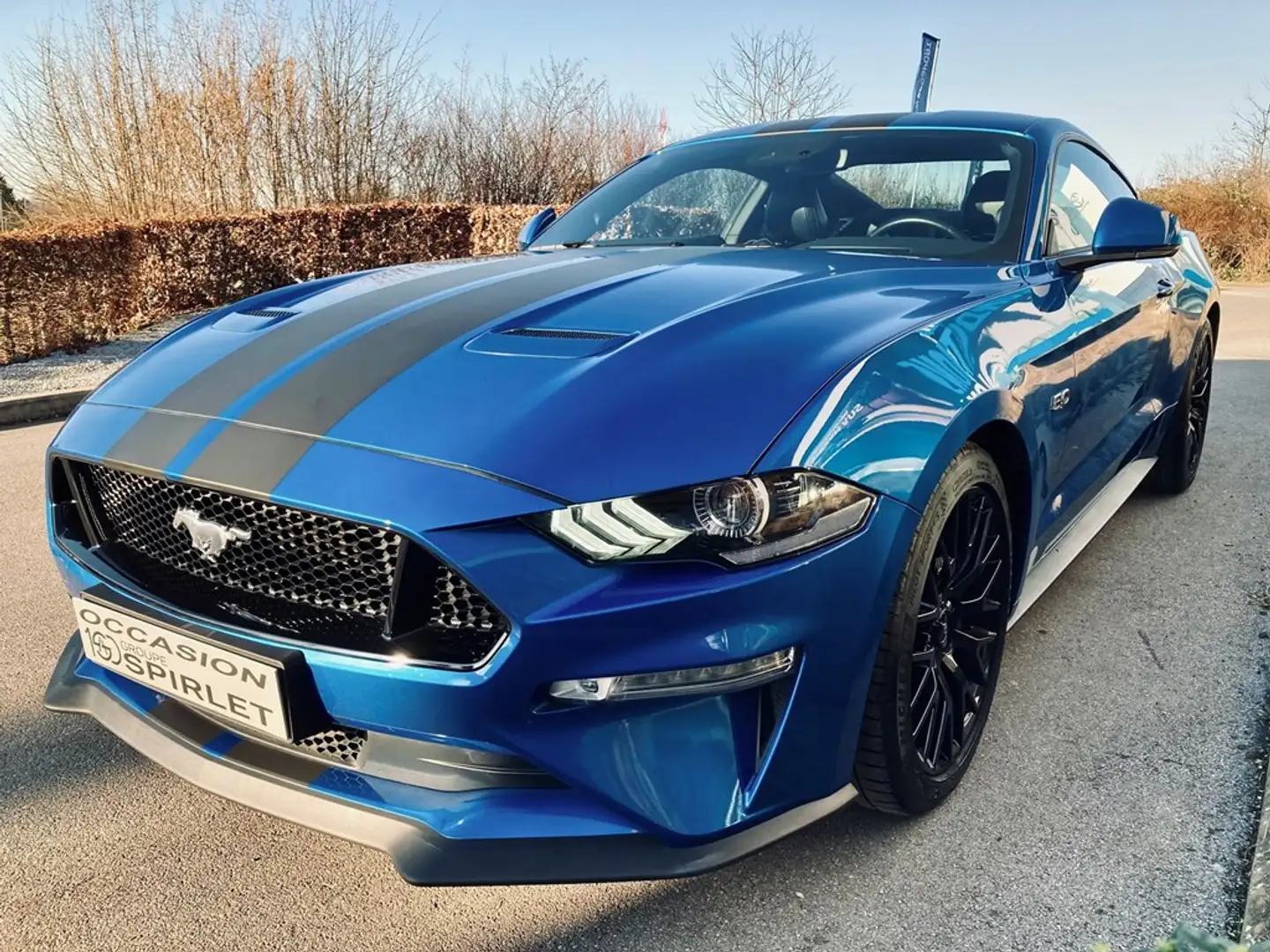 Ford Mustang GT Blauw - 1