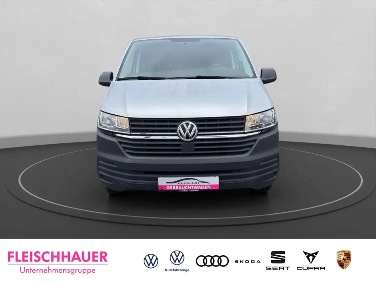 Volkswagen T6.1 Transporter Kasten 2.0 TDI AHK+PDC+Klima+Flügel Silber - 2