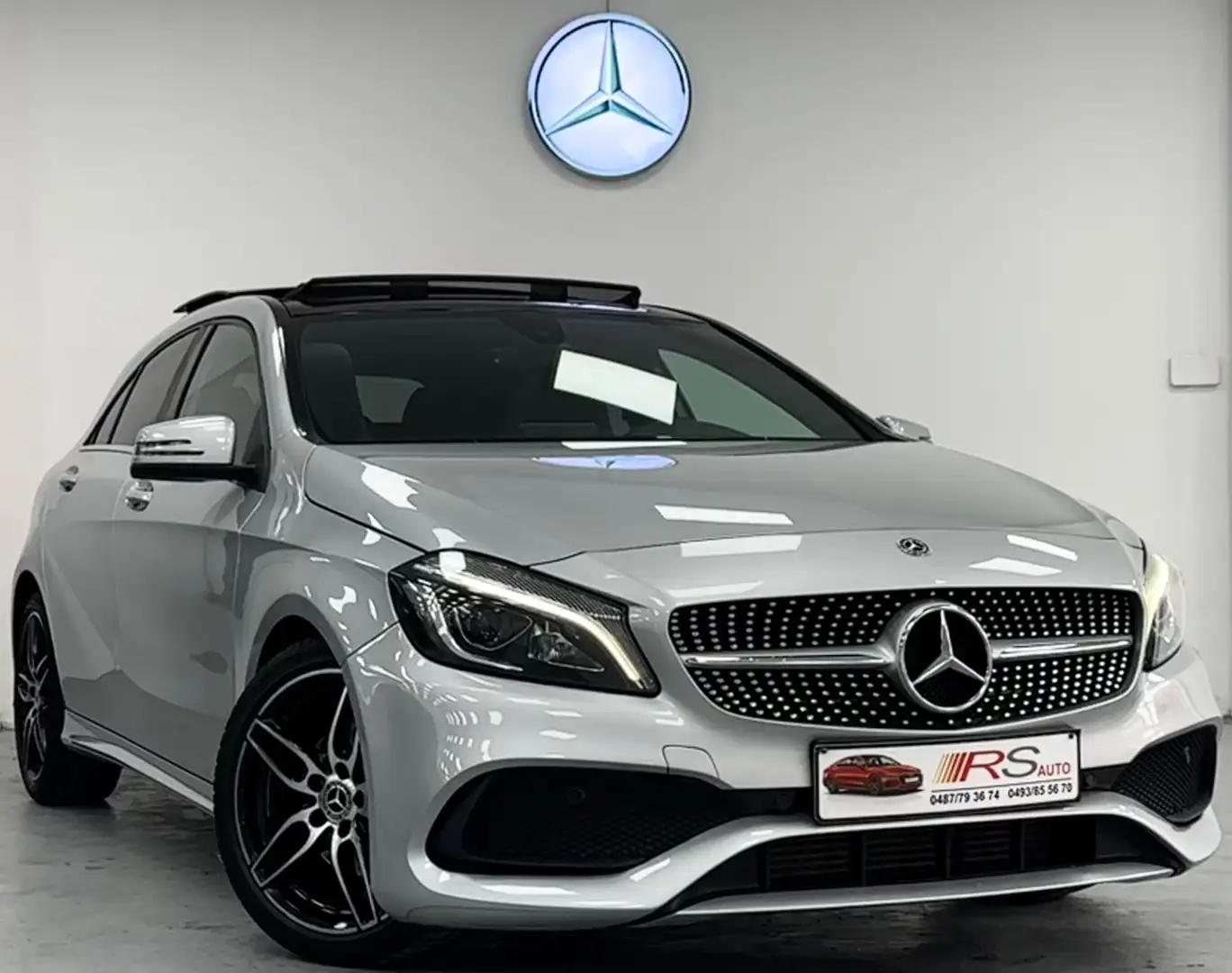 Mercedes-Benz A 160 d AMG LINE - GARANTIE 12MOIS-PANORQMIQUE-GPS-XENON Plateado - 2