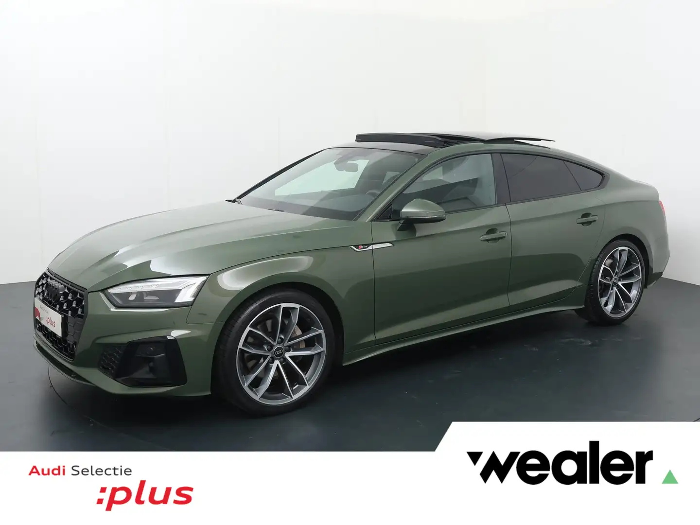 Audi A5 Sportback 40 TFSI S edition Competition | 204 PK | Groen - 1